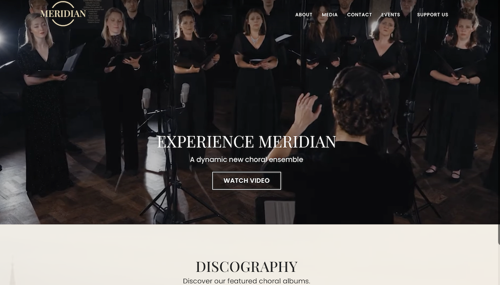 Meridian Choir Website